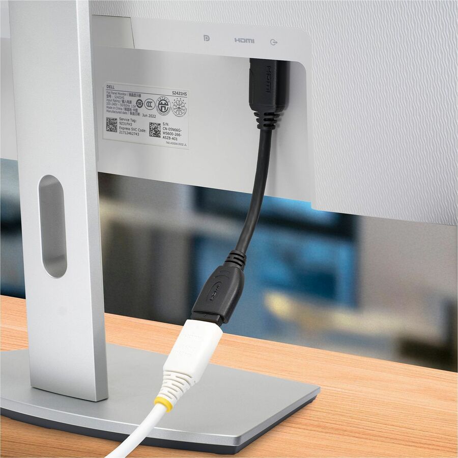 StarTech.com 6 in. High Speed HDMI Port Saver Cable - 4K 60Hz