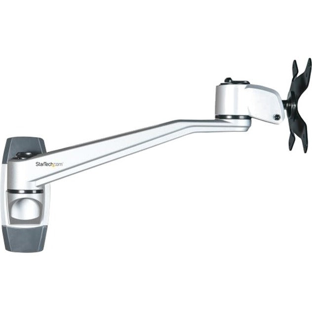 StarTech.com ARMWALLDS2 Mounting Bracket for Monitor, Flat Panel Display, Curved Screen Display - Silver - TAA Compliant