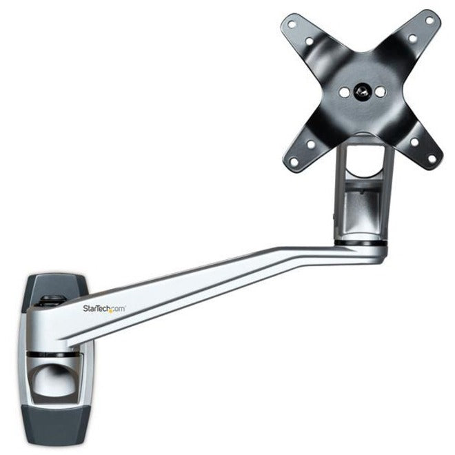StarTech.com ARMWALLDSLP Wall Mount for Monitor, Flat Panel Display, Curved Screen Display - Silver - TAA Compliant