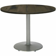 KFI 42" Round Vintage Wood Top Table - Barnwood Round Top x 42" Table Top Diameter - Assembly Required - Vintage Wood Top Material - 1 Each