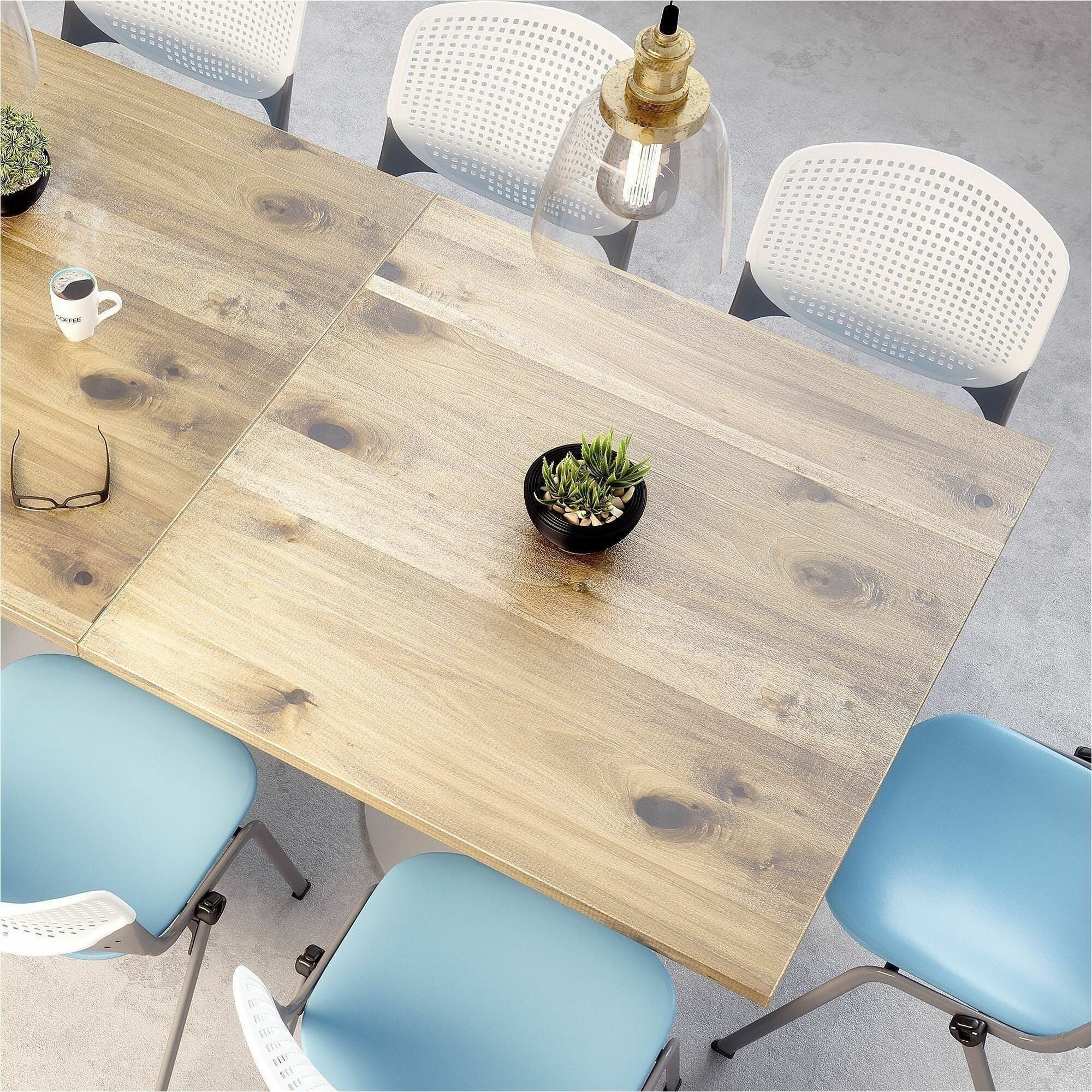 KFI 30" Square Vintage Wood Bistro Table, Espresso Finish, 30" Height, Square Top, Black Frame, 1 Each