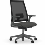 9 to 5 Seating Luna 3460 Task Chair - Dove Seat Color - Foam Seat Material - Gray Back Color - Mesh Back Material - 5-star Base - 1 Each