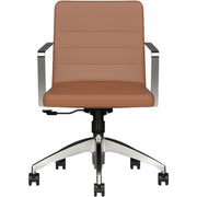 9 to 5 Seating Diddy 2450 Executive Chair - Saddle Seat Color - Foam Seat Material - Saddle Back Color - Foam Back Material - 5-star Base - 1 Each