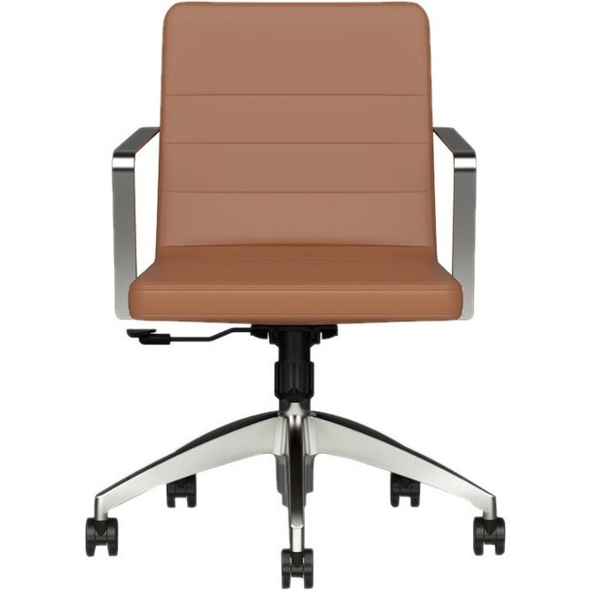 9 to 5 Seating Diddy 2450 Executive Chair - Saddle Seat Color - Foam Seat Material - Saddle Back Color - Foam Back Material - 5-star Base - 1 Each