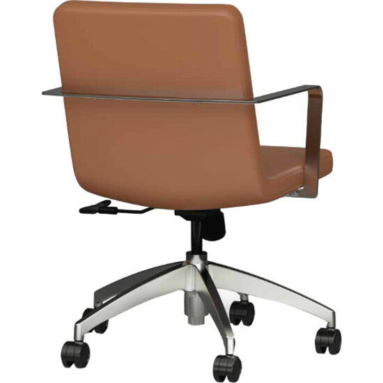 9 to 5 Seating Diddy 2450 Executive Chair - Caf Seat Color - Foam Seat Material - Caf Back Color - Foam Back Material - 5-star Base - 1 Each