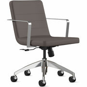 9 to 5 Seating Diddy 2450 Executive Chair - Caf Seat Color - Foam Seat Material - Caf Back Color - Foam Back Material - 5-star Base - 1 Each