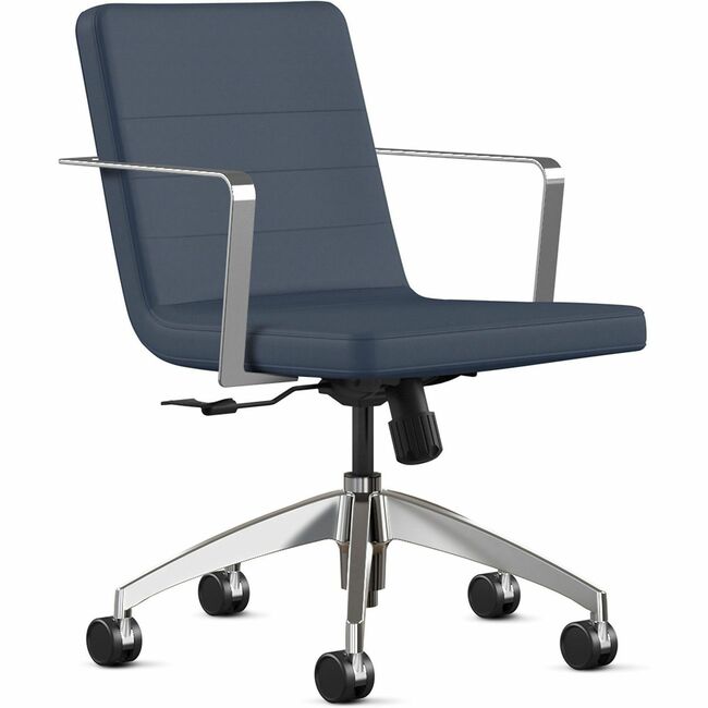 9 to 5 Seating Diddy 2450 Executive Chair - Baltic Seat Color - Foam Seat Material - Baltic Back Color - Foam Back Material - 5-star Base - 1 Each