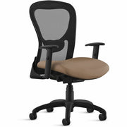 9 to 5 Seating Strata 1560 Task Chair, Mesh Mid Back, 5-Star Base, Adjustable Arms, Latte, 1 Each