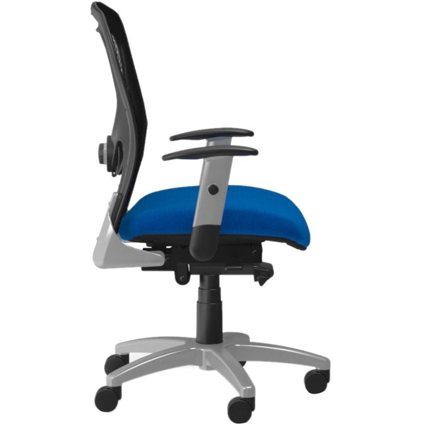 9 to 5 Seating Strata 1560 Task Chair, Mesh Mid Back, 5-Star Base, Dove, 1 Each