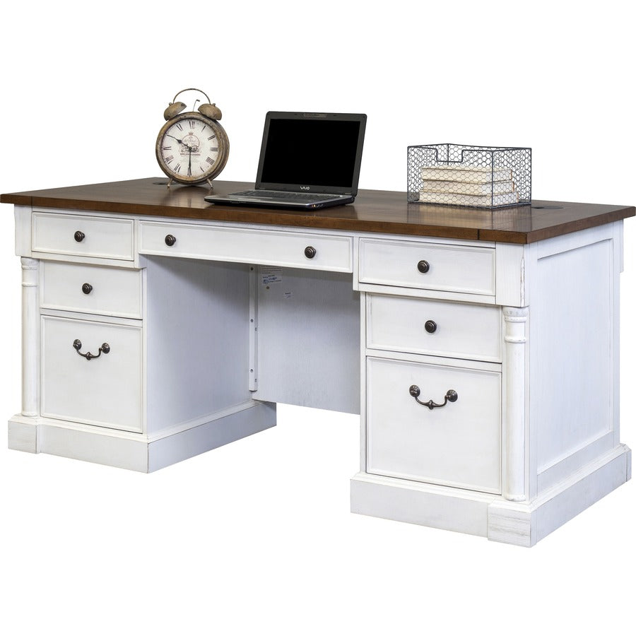 Martin Double Pedestal Executive Desk 7-Drawer