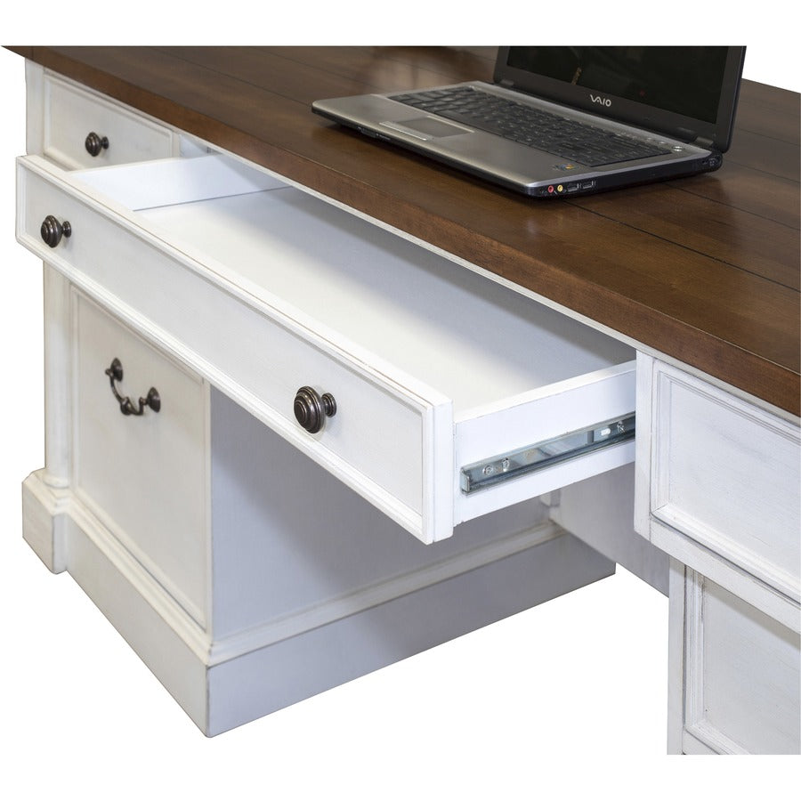 Martin Double Pedestal Executive Desk 7-Drawer