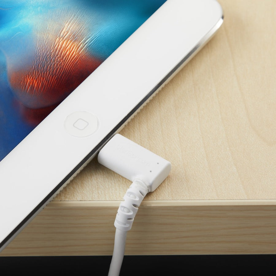 StarTech.com 6.56 ft Lightning to USB Type-A Data Transfer Cable, MFI Certified, Shielded, White, 1 Each