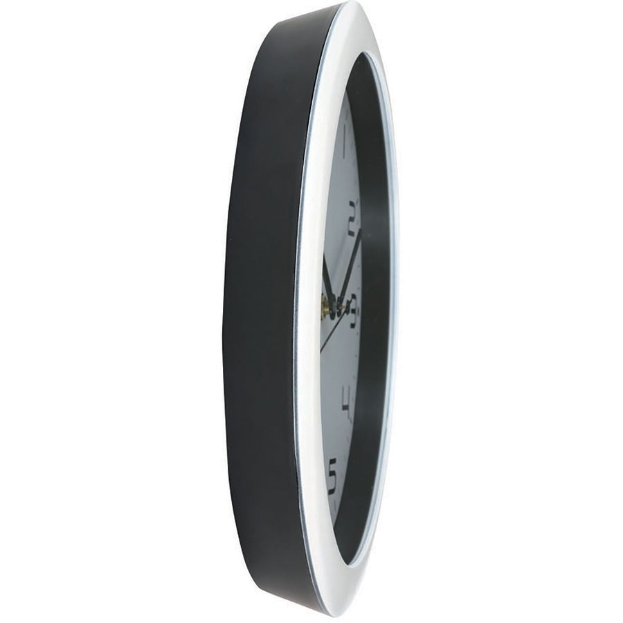 Alba Wall Clock - Analog - Quartz - White Case