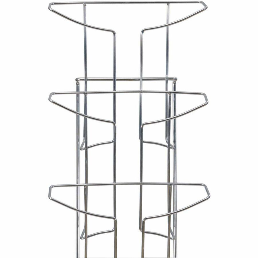 Alba Display Rack - 400 x Sheet, 7 x Document - 7 Compartment(s) - 59.06" Height - Floor - Metal - 1 Each
