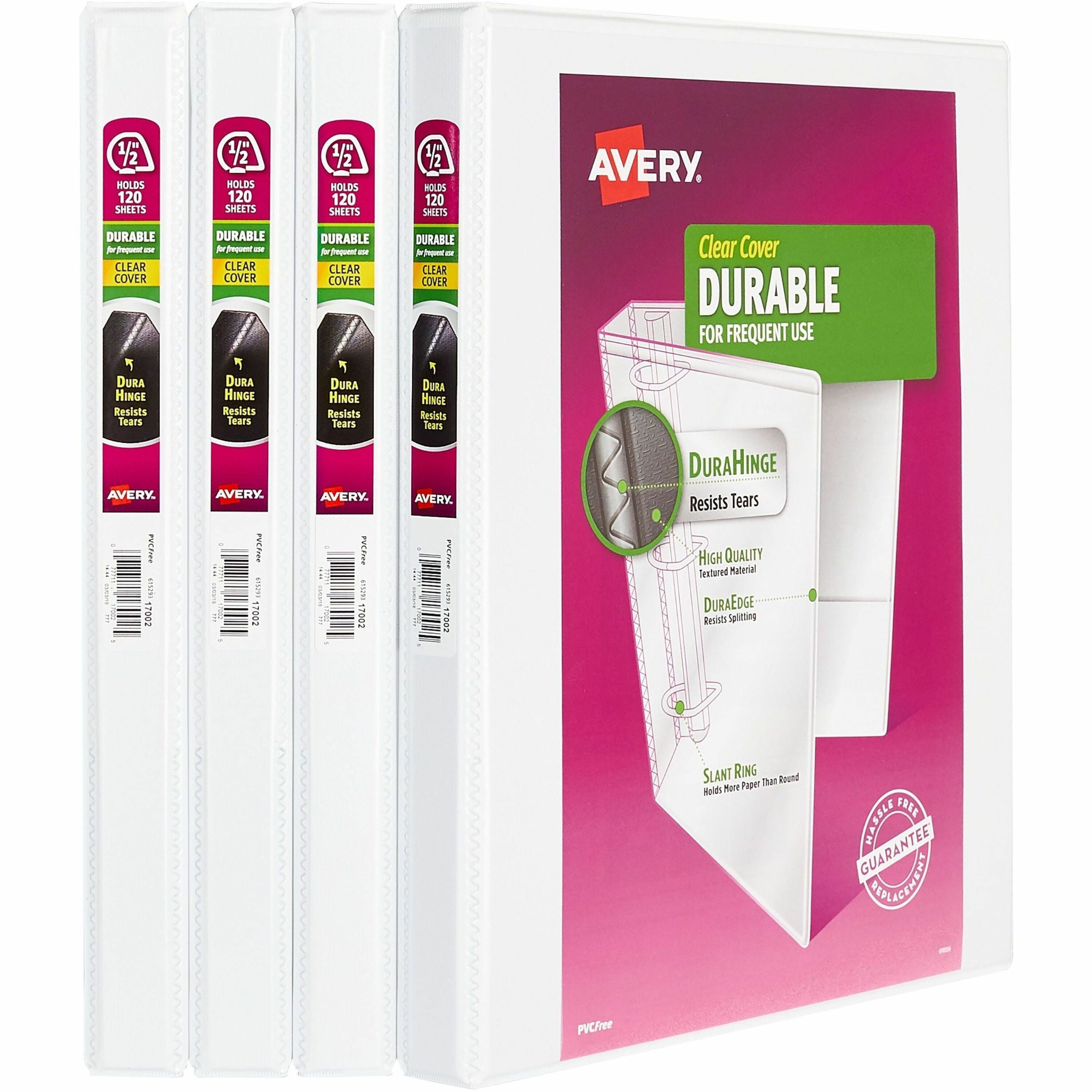 Avery&reg; Durable View 3 Ring Binders