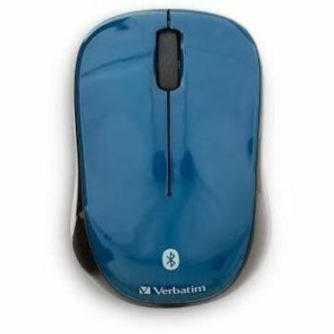Verbatim Bluetooth Multi-Trac LED Tablet Mouse - Blue LED/Optical - Wireless - Bluetooth - Dark Teal - 1600 dpi - 3 Button(s) - Symmetrical - 1 Each