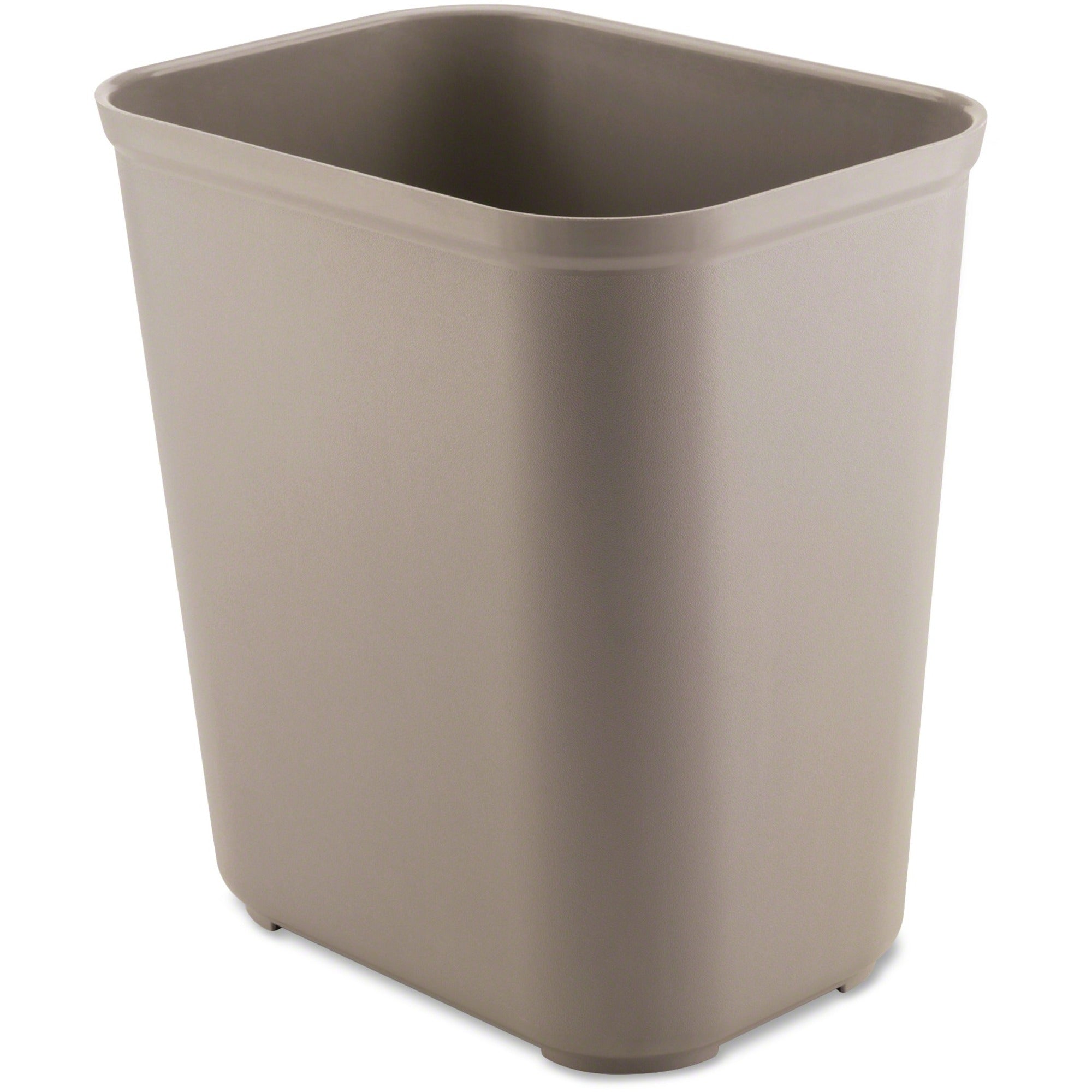 7 gal Capacity - Rectangular - Impact Resistant, Impact Resistant, Rust Resistant, Dent Resistant, Dent Resistant - 10.5" Height x 10.5" Width x 14.5" Depth - Thermoset Polyester, Fiberglass - Beige - 1 Each
