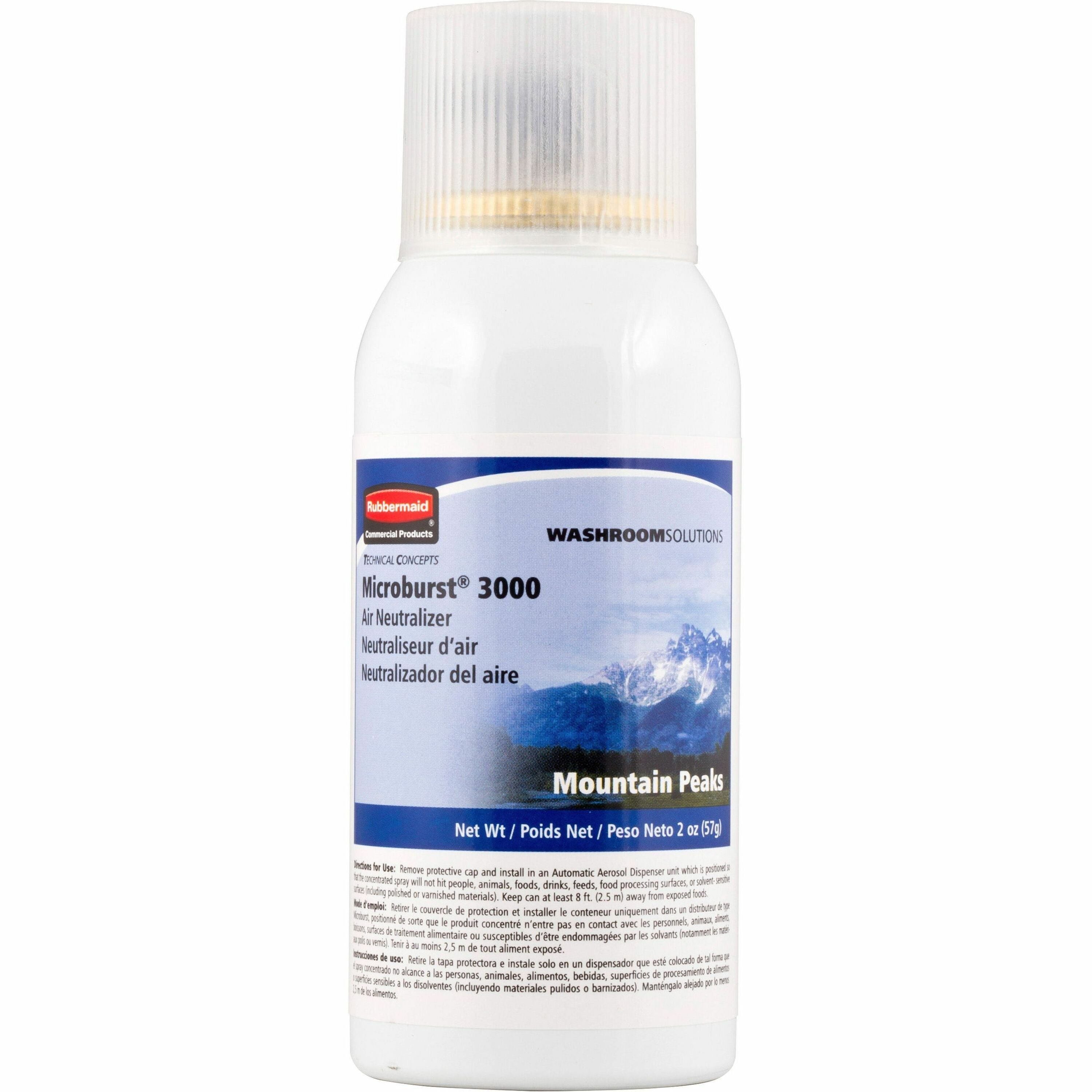 Spray - Mountain Peaks - 168 Day - Long Lasting, Odor Neutralizer - 12 / Carton