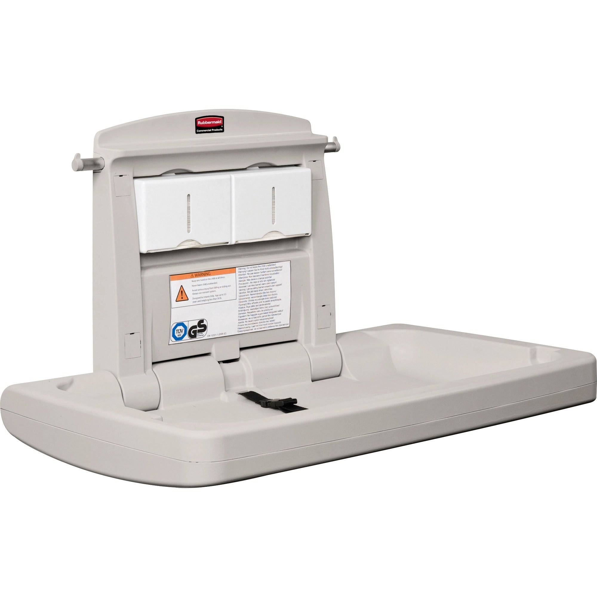 Rectangle Top - 50 lb Capacity - 21.50" Table Top Length x 4" Table Top Width - 33.25" Height - Assembly Required - Beige - 1 Each