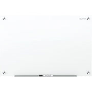 Quartet Infinity Magnetic Glass Dry-Erase Board, 36" x 24", White Tempered Glass, Rectangle, Magnetic, Frameless, Accessory Tray, 2 Magnets, 1 Marker, 1 Each
