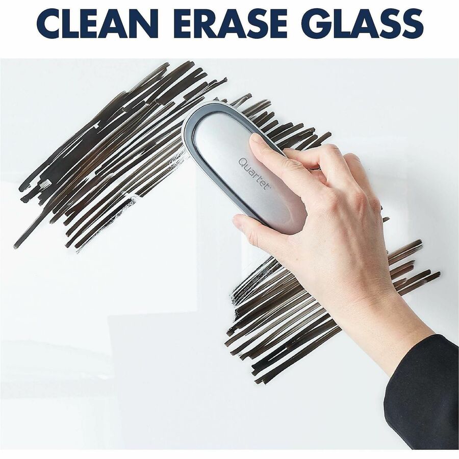 48" (4 ft) Width x 36" (3 ft) Height - White Tempered Glass Surface - Rectangle - Horizontal/Vertical - Magnetic - Scratch Resistant, Accessory Tray, Durable, Dent Resistant, Non-absorbent, Frameless, Ghost Resistant, Stain Resistant - 1 Each