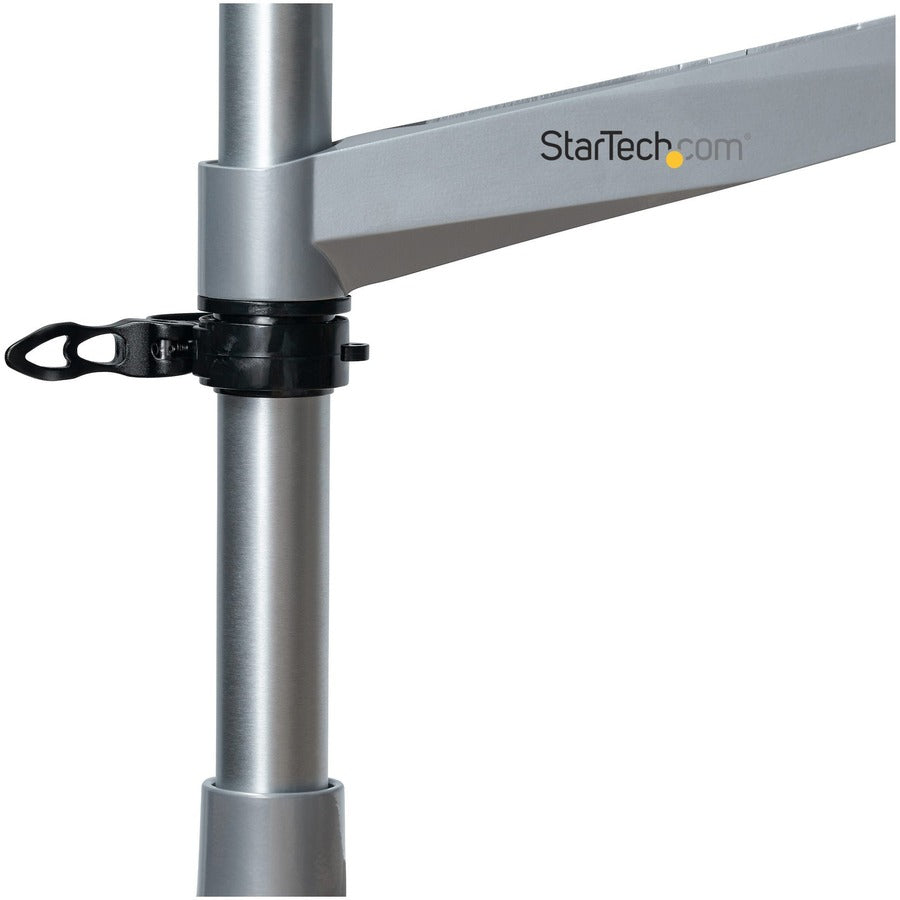 StarTech.com ARMPIVOTB2 Desk Mount for Monitor, iMac, Curved Screen Display, iMac Pro, Flat Panel Display - Silver - TAA Compliant