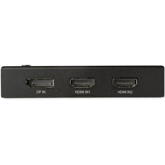 StarTech.com 4-Port HDMI Video Switch - 3x HDMI and 1x DisplayPort - 4K 60Hz