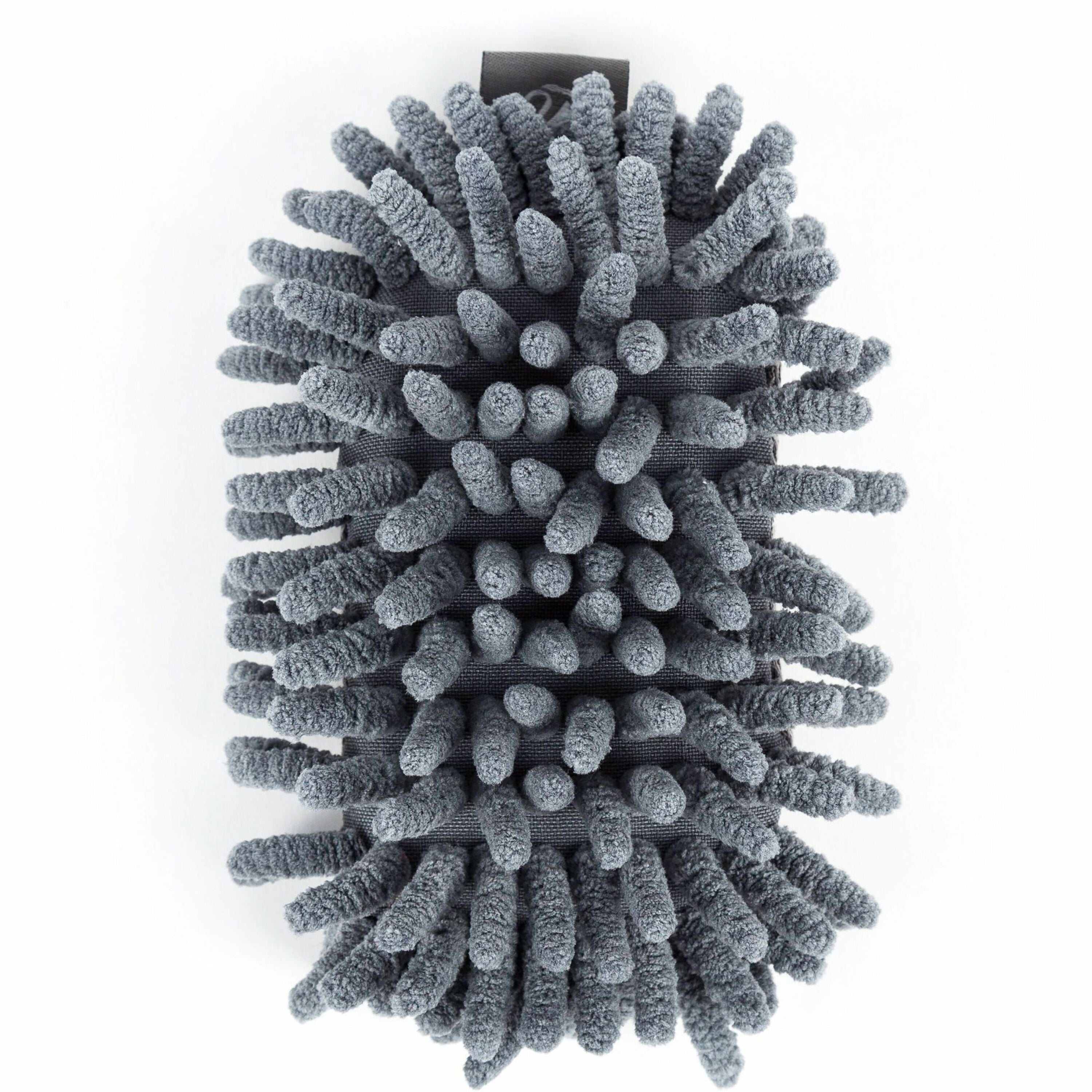 6.40" Width x 3" Length - Washable - Blue - MicroFiber - 1 Each