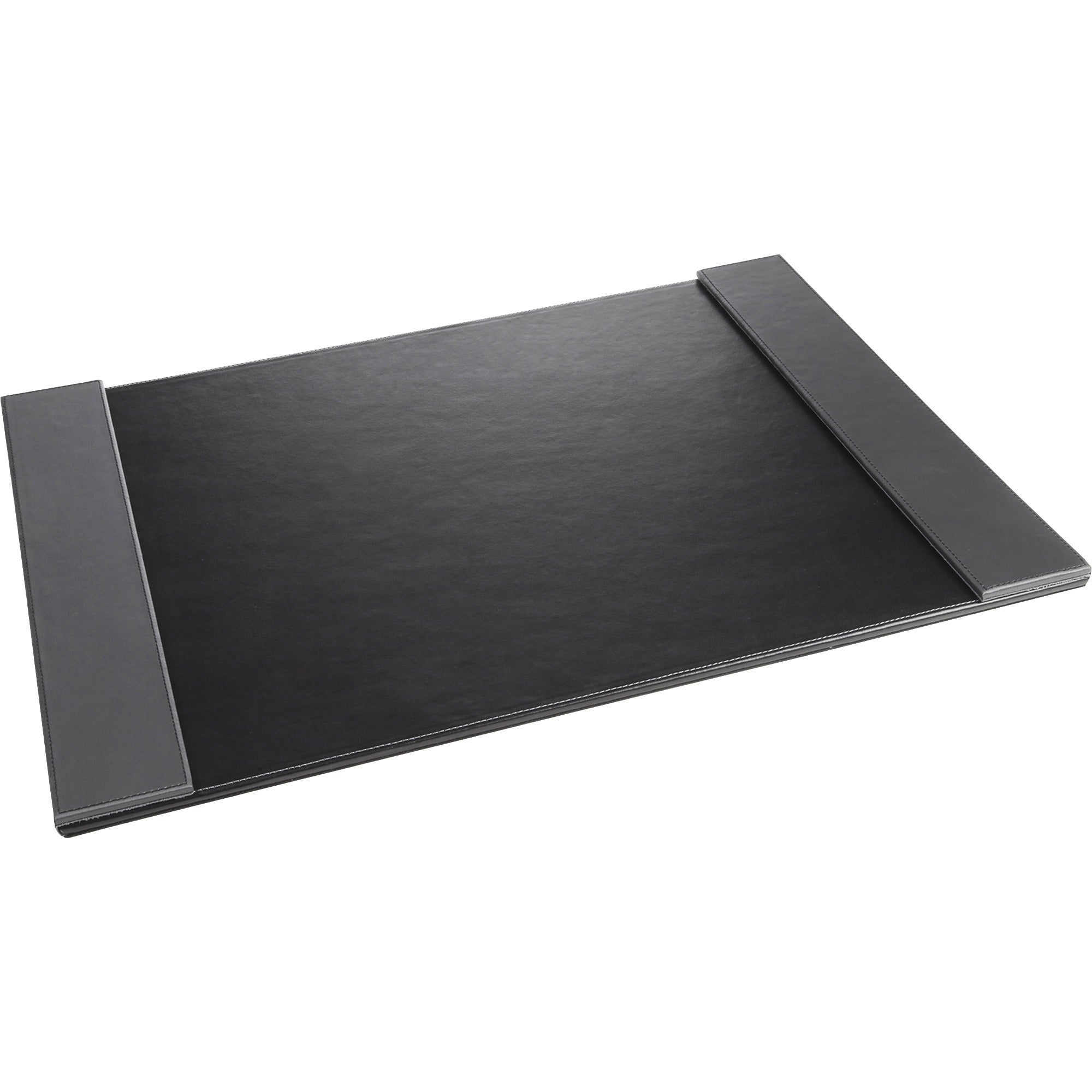 Rectangular - 24" Width x 19" Depth - Felt Backing - Leather - Black, Gray