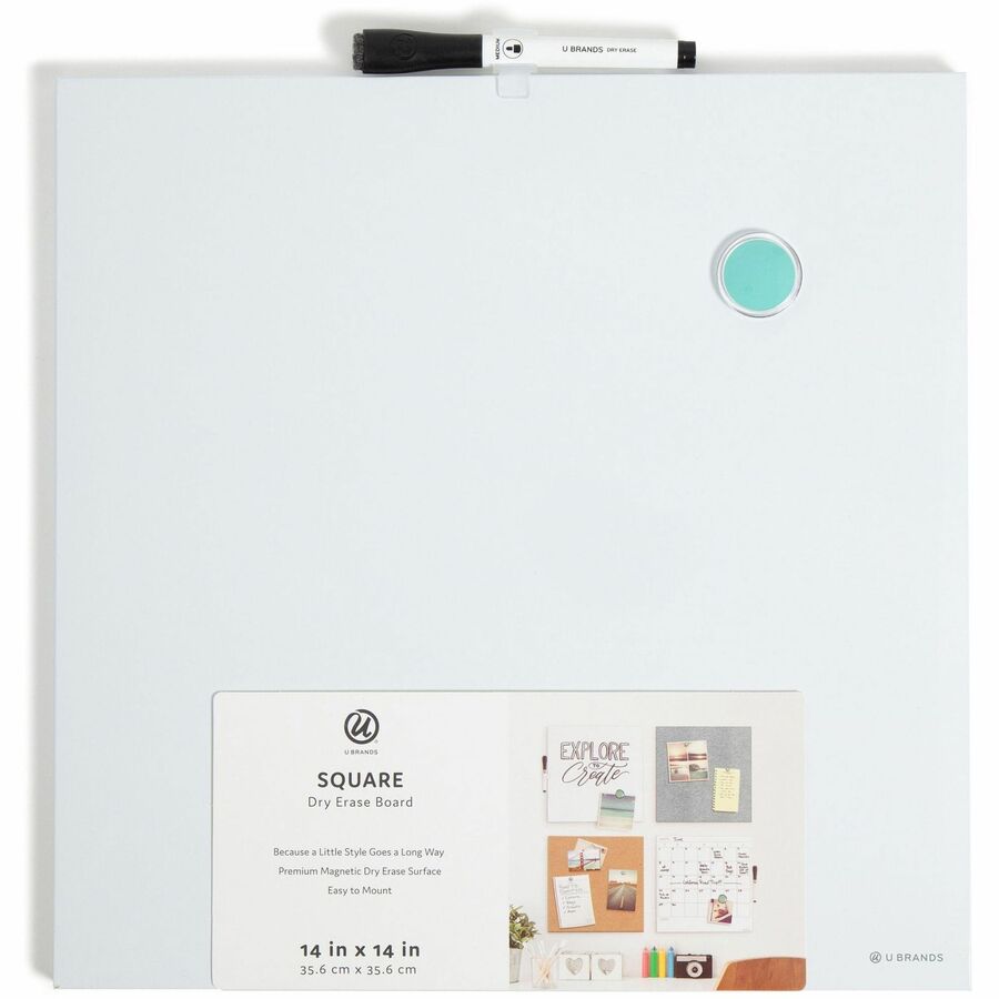 U Brands Magnetic Frameless Dry-Erase Board