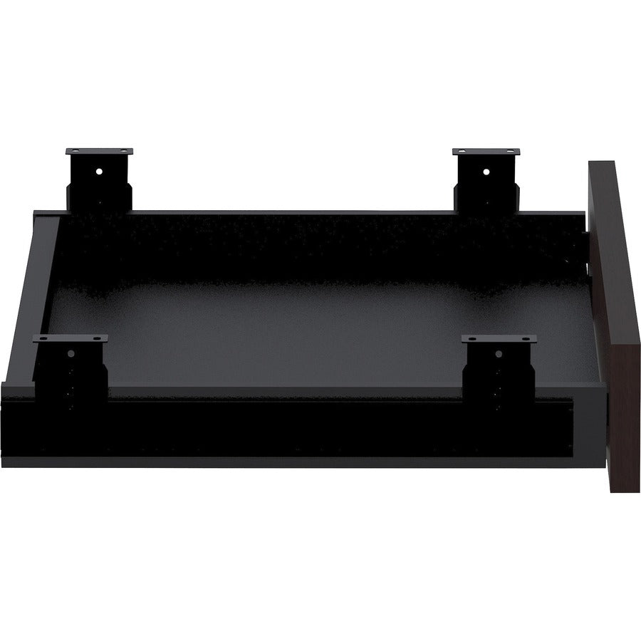 Lorell Universal Center Drawer - 5.1" Height x 16.7" Width x 28.4" Length - Finish: Espresso - 1 Each