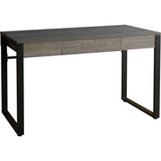 Lorell SOHO Desk with Center Drawer - 30" Height x 47" Width x 23.5" Depth - Total Drawer(s): 1 - Band Edge - Finish: Charcoal - 1 Each