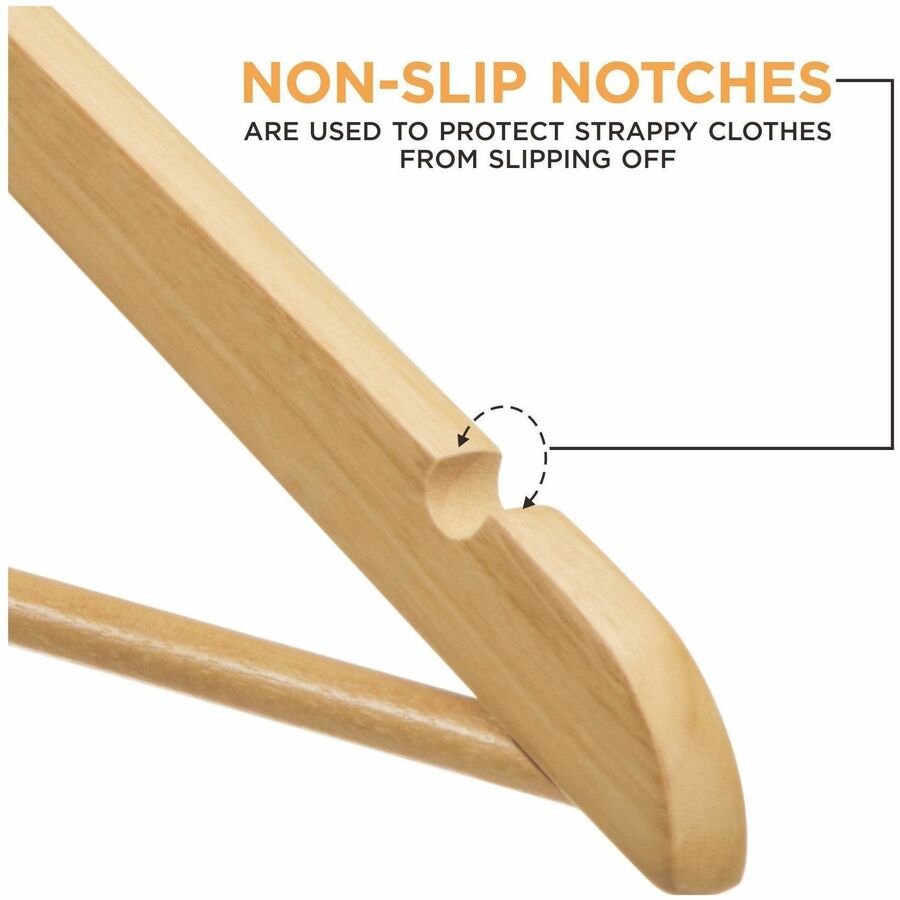 Lorell Wooden Coat Hangers