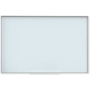 U Brands Glass Non-Magnetic Dry-Erase Board - 36" (3 ft) Width x 24" (2 ft) Height - Frosted White Tempered Glass Surface - White Aluminum Frame - Rectangle - Horizontal/Vertical - 1 Each