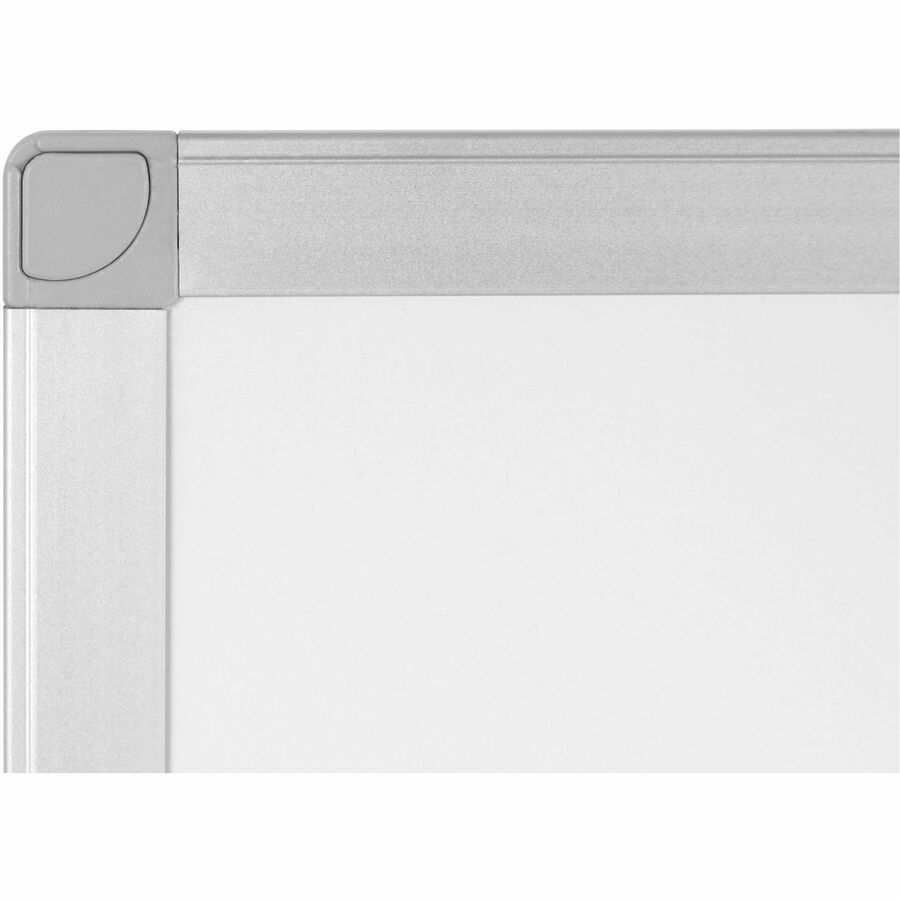 MasterVision Ayda Steel Dry Erase Board - 24" (2 ft) Width x 18" (1.5 ft) Height - White Steel Surface - Aluminum Frame - Rectangle - Horizontal/Vertical - Magnetic - 1 Each