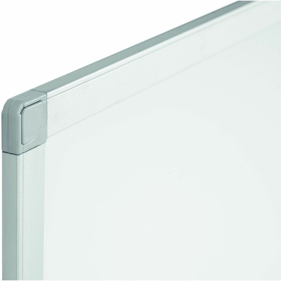 MasterVision Ayda Steel Dry Erase Board - 48" (4 ft) Width x 36" (3 ft) Height - White Steel Surface - Aluminum Frame - Rectangle - Horizontal/Vertical - Magnetic - 1 Each
