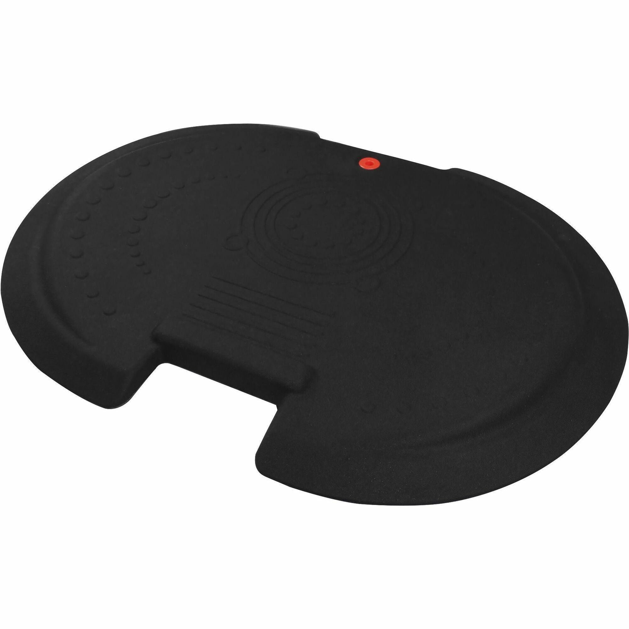 36" Length x 26" Width x 2" Depth x 2" Thickness - Rectangular - Polyester, Polyurethane - Black - 1 Each
