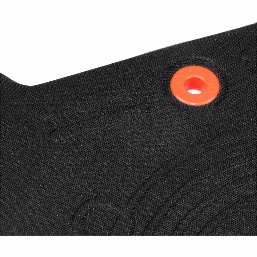 36" Length x 26" Width x 2" Depth x 2" Thickness - Rectangular - Polyester, Polyurethane - Black - 1 Each