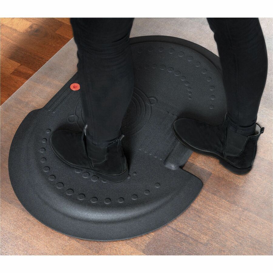 36" Length x 26" Width x 2" Depth x 2" Thickness - Rectangular - Polyester, Polyurethane - Black - 1 Each