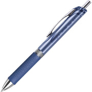 Integra Retractable Gel Ink Pen - 0.7 mm Medium Pen Point - Retractable - Blue Ink - Gel-based - Blue Barrel - Metal Tip - 1 Dozen