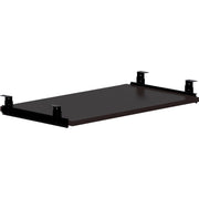 Lorell Universal Keyboard Tray - 0.7" Height x 26" Width x 15" Depth - Finish: Espresso - 1 Each