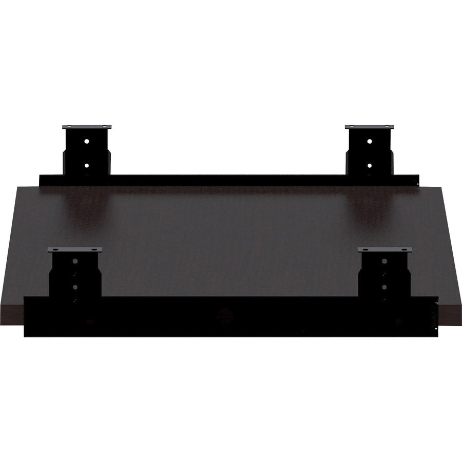 Lorell Universal Keyboard Tray - 0.7" Height x 26" Width x 15" Depth - Finish: Espresso - 1 Each