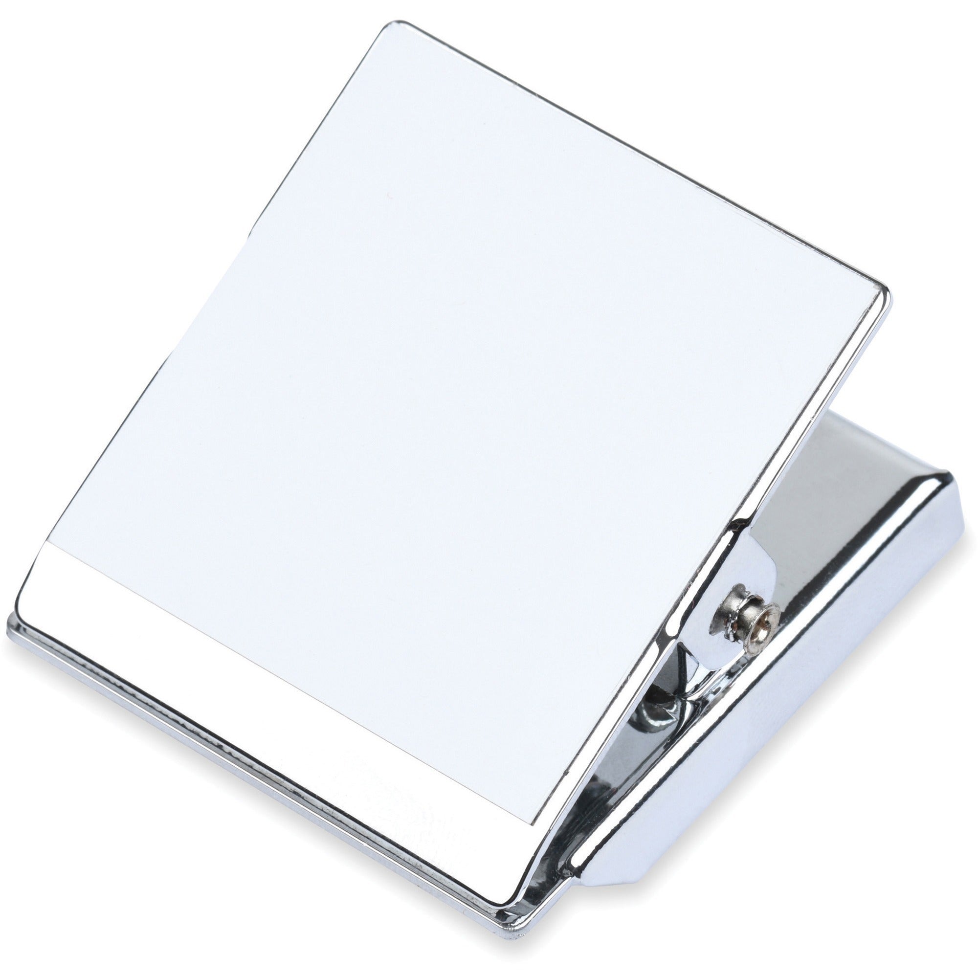 1.6" Length x 1.4" Width - 0.75" Size Capacity - for Cabinet, Refrigerator, Steel, Shelving - Wipe-off, Write-on, Magnetic Backing, Label Area - White - Ceramic Magnet - 4 / Pack