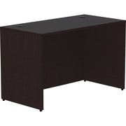 Lorell Essentials Series Rectangular Desk Shell - 29.5" Height x 48" Width x 24" Depth Desk Shell, x 1" Thickness - Finish: Espresso - 1 Each