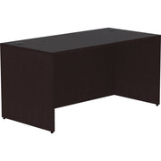 Lorell Essentials Series Rectangular Desk Shell - 29.5" Height x 60" Width x 30" Depth Desk Shell, x 1" Thickness Top - Finish: Espresso - 1 Each