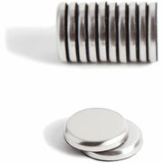 1.3" Diameter - Round - Durable - 1 Pack - Brushed Metal