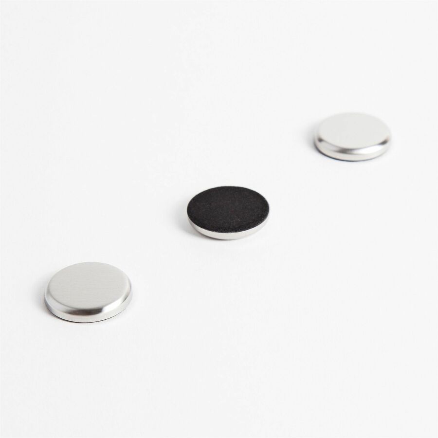 1.3" Diameter - Round - Durable - 1 Pack - Brushed Metal