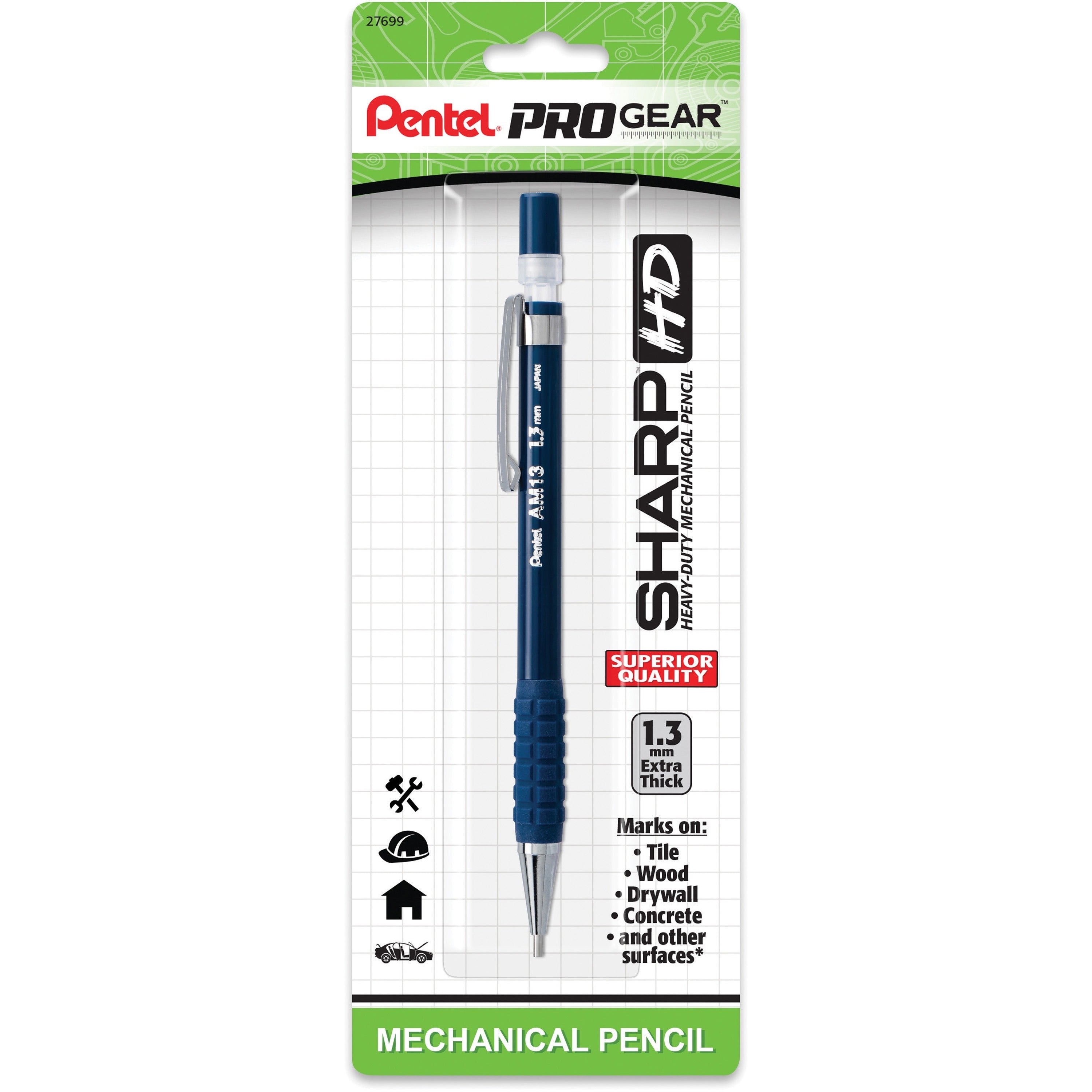 1.3 mm Lead - Refillable - Blue Barrel - 1 / Pack
