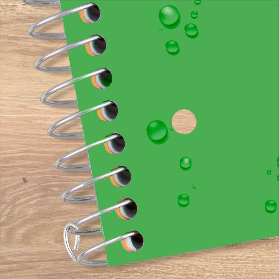 Mead Five Star 1-Subject Spiral Notebook, 100 Sheets, 11" x 8.5", 3-Hole Punched, Assorted Covers, Dual-Pocket Divider, Water Resistant, Bleed Resistant, Perforated, Spiral Lock, 6 Pack