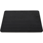 0.3" Height x 11.4" Width x 15.4" Length - Polyvinyl Chloride (PVC) - Black - 1 Each